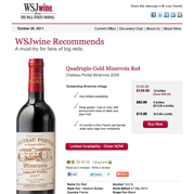 WSJ email template